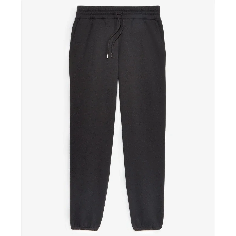 Mode of One Mens Regular Fit Fleece Joggers in Deep Black Size L‎  new